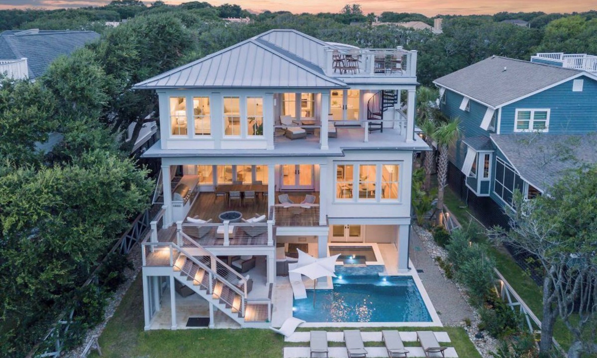 Isle of Palms House | 2910 Palm Blvd- New Oceanfront Luxury- Pool, Hot tub, Elevator