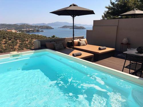 Katsarou Apartment | 2br Suite White gea with private pool no01