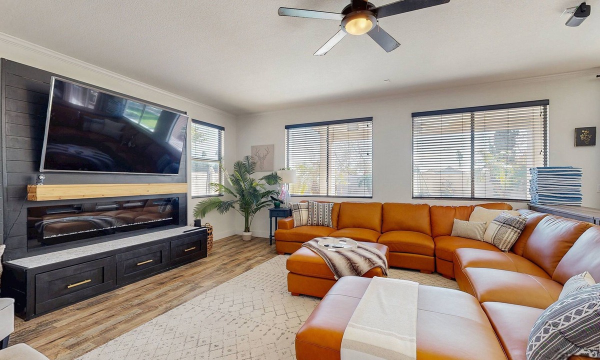 Mesa House | A Comfortable Mesa Escape with a Private Pool, Game Room, and Access to Shops