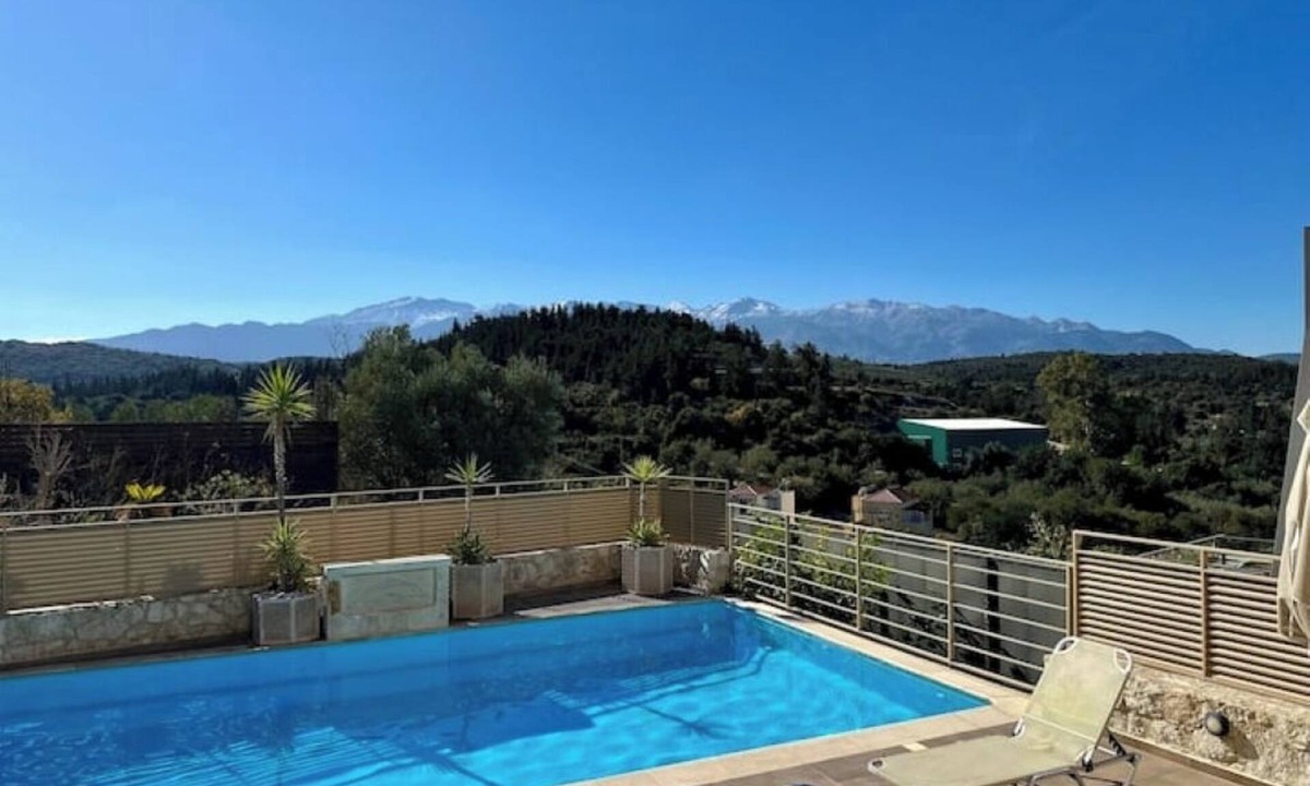 Almyrida Villa | Aegean View Villa, 2-min Drive to Almyrida Beach with Private Pool and Views