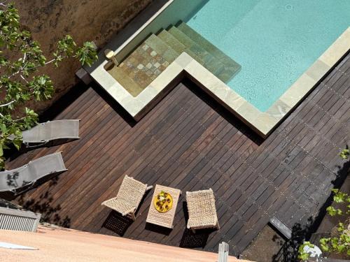 Monticello Villa | Air-conditioned authentic village house with sea view, terraces and swimming pool