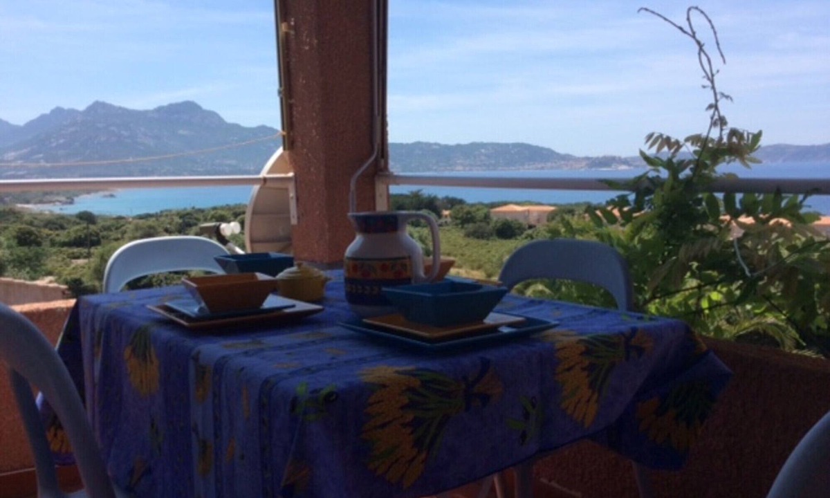 Lumio Apartment | Apartment 'La Terrazza Sulla Baia Di Calvi' with Sea View, Private Terrace and Private Garden