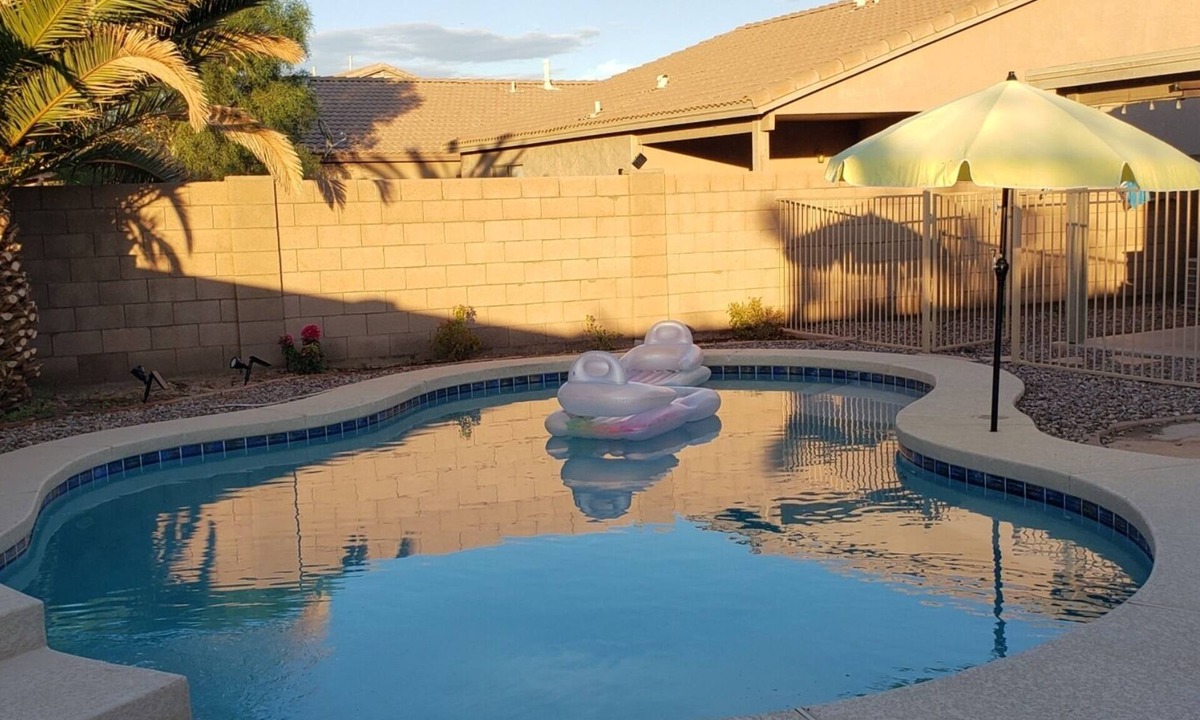 Maricopa House | Beautiful home with private outdoor swimming pool