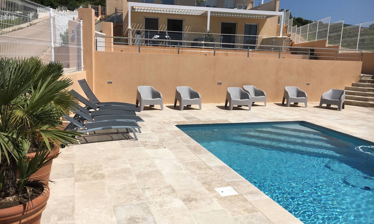 Albitreccia Apartment | BEAUTIFUL NEW APARTMENT WITH STUNNING VIEWS OF AJACCIO BAY AND POOL