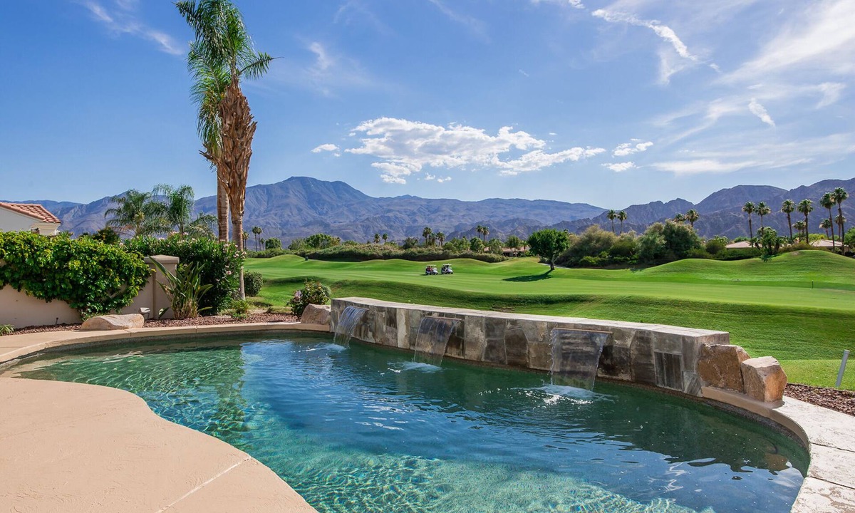 La Quinta House | Breathtaking views from your private pool & spa in PGA West: 3 BD/STR #065869