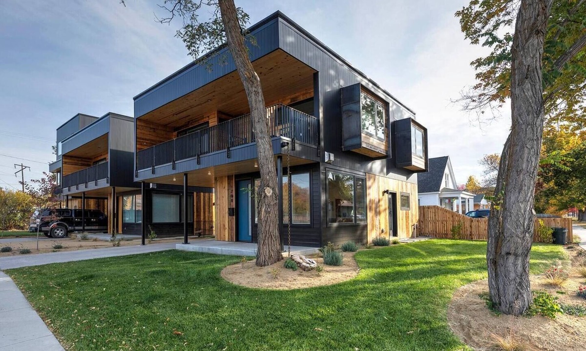 Riverfront House | Bright, airy, contemporary home located in central Missoula with mountain views