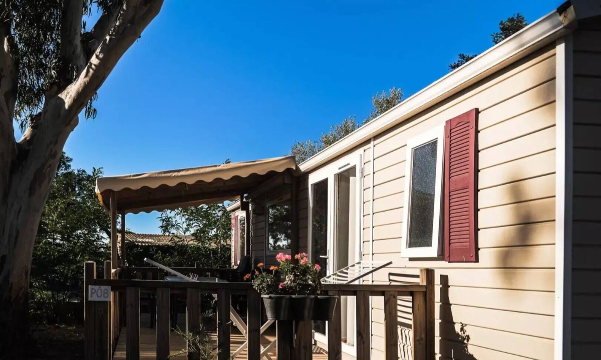 Saint-Florent House | Campsite U Pezzo* - Premium air-conditioned mobile home 4 rooms 6/8 people