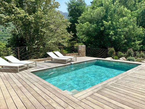Feliceto House | Casa di l'Ortu - Villa neuve avec piscine privée chauffée