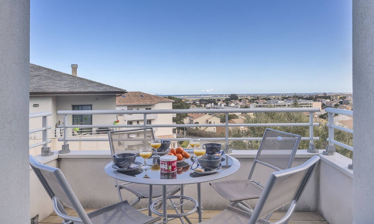 Biguglia Apartment | Casa Funtana, pleasant and contemporary apartment with sea view terrace