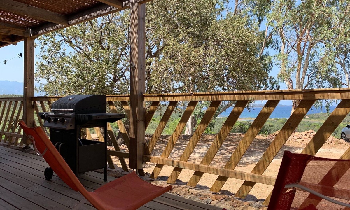 Porto-Vecchio Ski Chalet | Chalet-terrace sea view