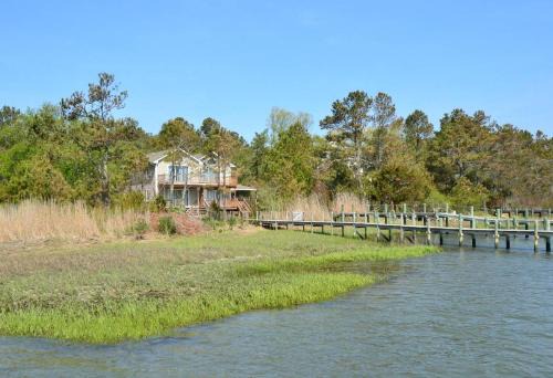 Piney Island House | Channel Watch - Waterfront home with private Pier!