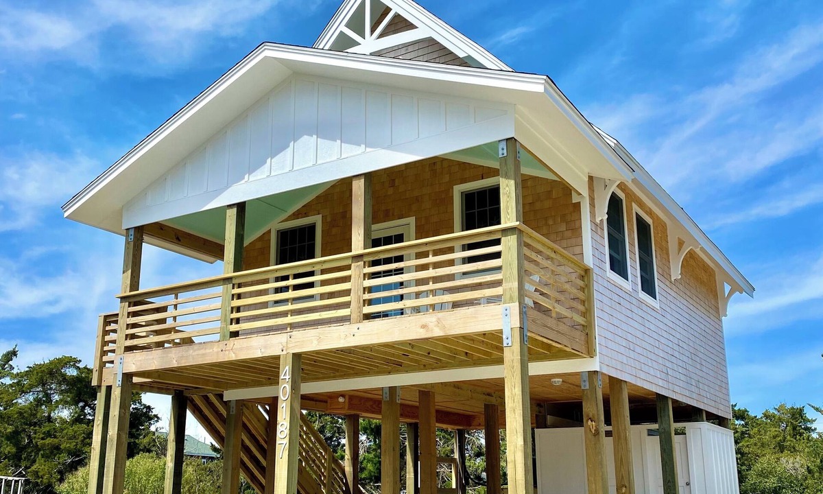 Avon Cottage | Charming 2-bedroom, NEW custom home, linens provided, walk to the beach!