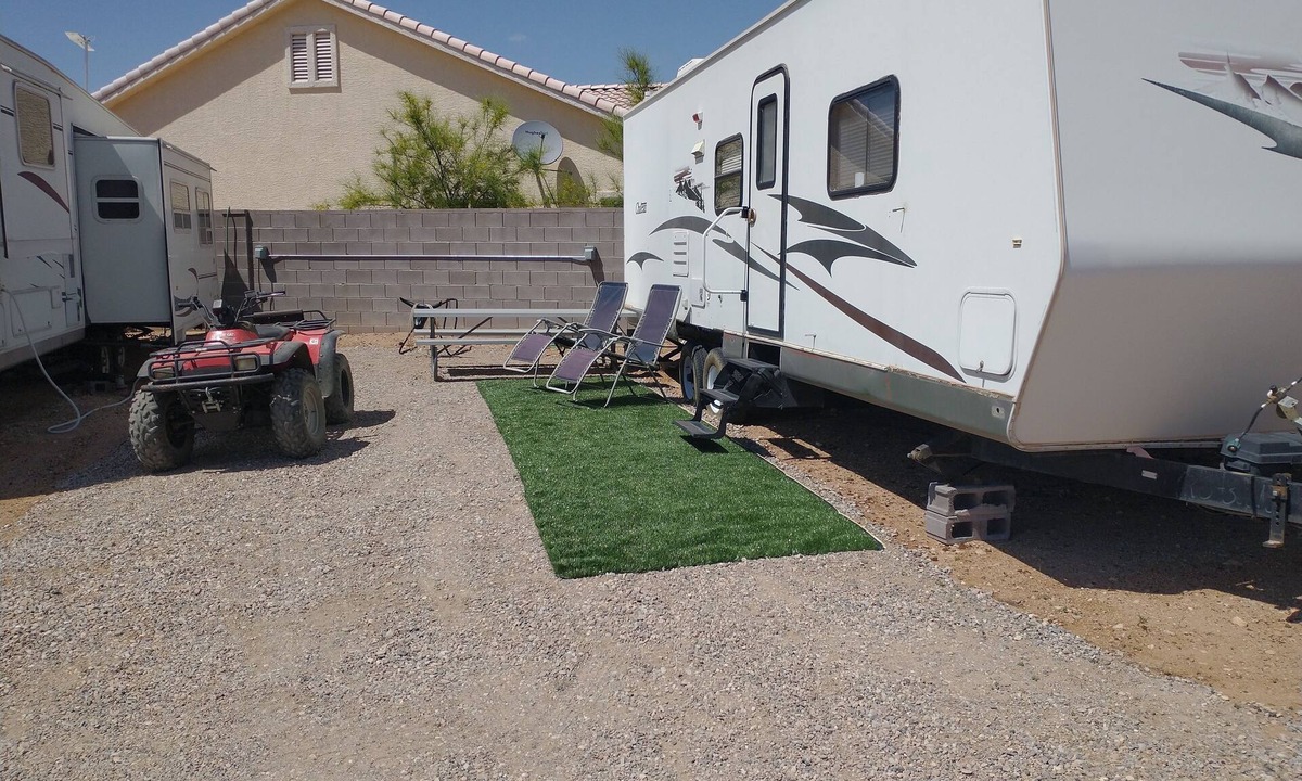 Scenic House | Charming Chateau RV in the Desert of Scenic, Arizona