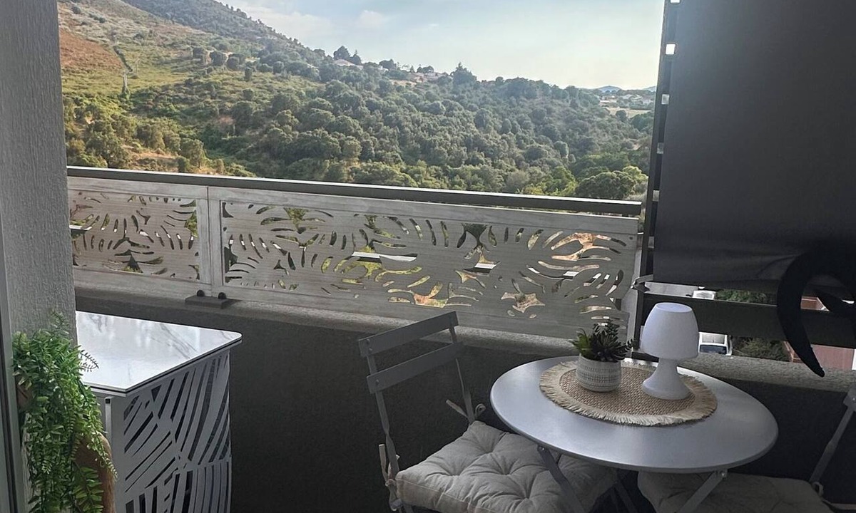 Sarrola-Carcopino Apartment | Charming one-bedroom apartment with mountain views, 10 minutes from Tahiti Beach and Capitello.