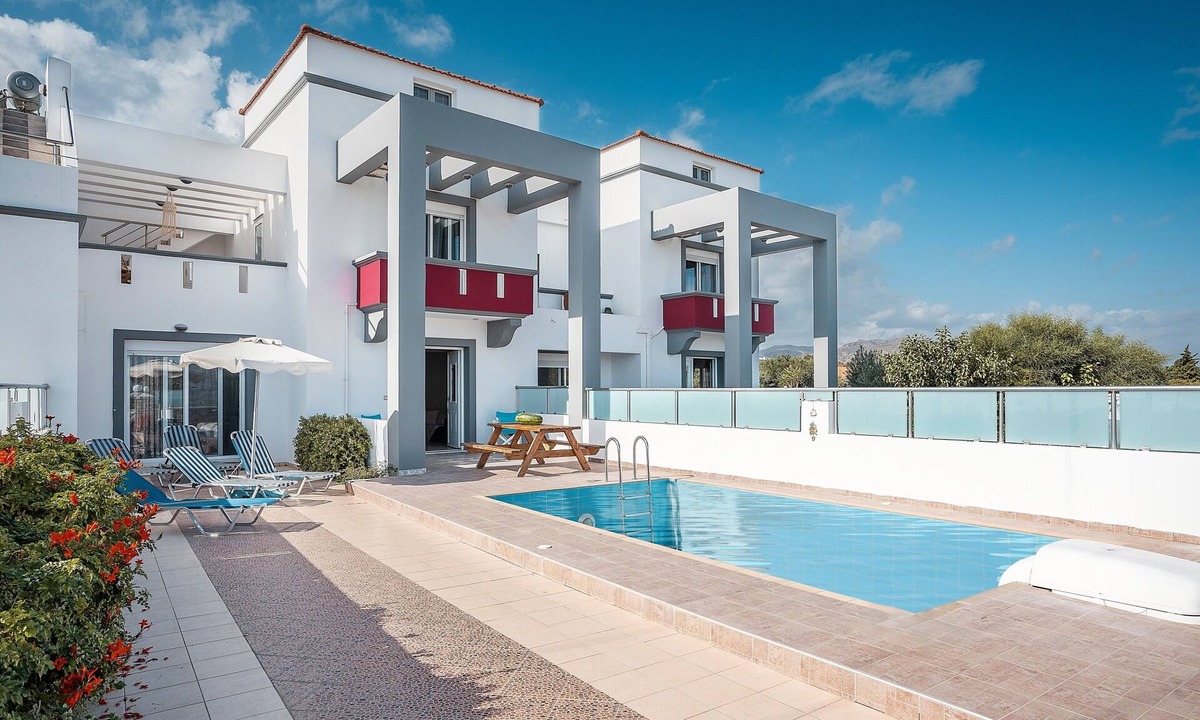 Gennadi Villa | Country House 'Blue Pearl' with Private Pool, Private Terrace and Wi-Fi