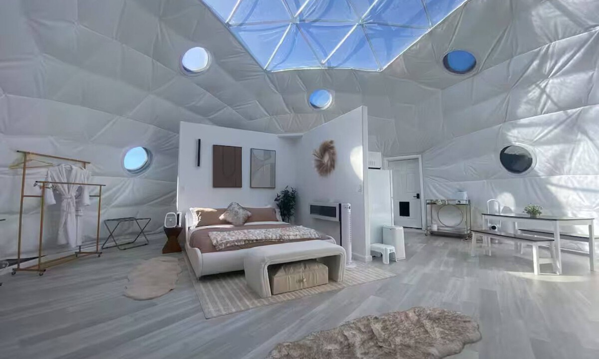Crestone House | CrestDomes: “Moonlight Milky Way” Luxury Glamping Dome Home near the Sand Dunes