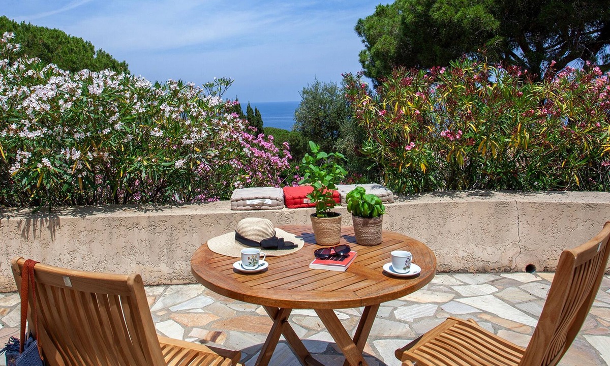 Marine de Davia House | Davia 1 - Grande terrasse vue panoramique sur la mer
