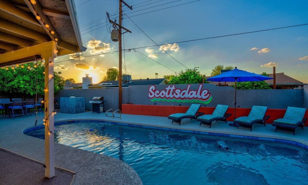 Park Scottsdale One House | Desert Hideaway: Luxe Pool, Hot Tub, & Fire Pit!