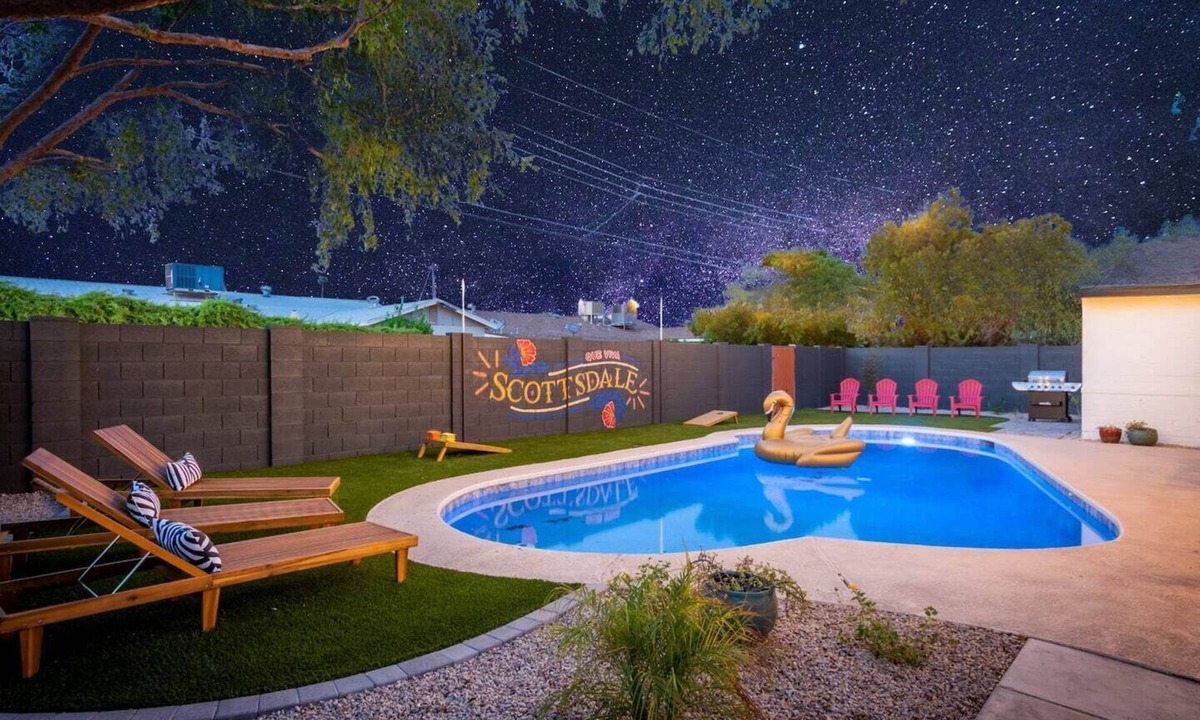 New Papago Parkway House | Diamond Oasis - Old Town, ASU - Heated Pool, Spa