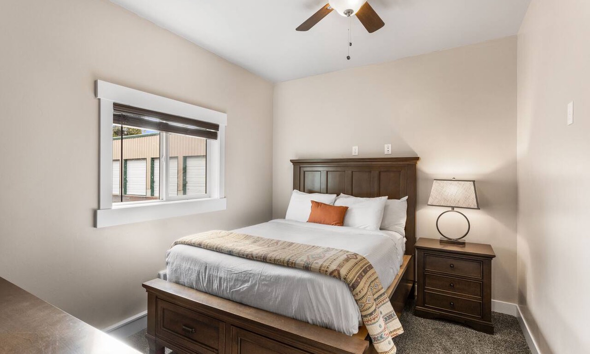 West Yellowstone Apartment | Discover The Yellowstone Hideaway Unit C, a cozy 2-bed retreat just 1 minute from Yellowstone!