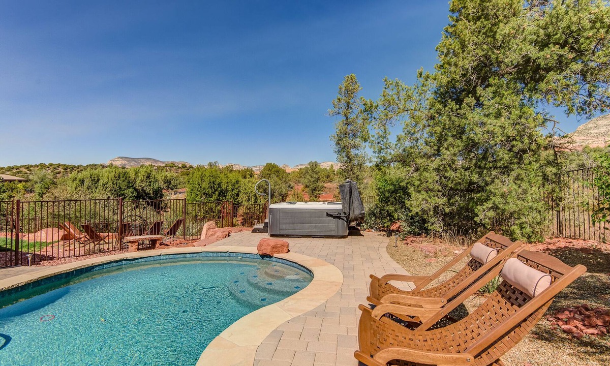 West Sedona House | Experience luxury at Sedona Dove Wing Knoll with stunning Red Rock views!