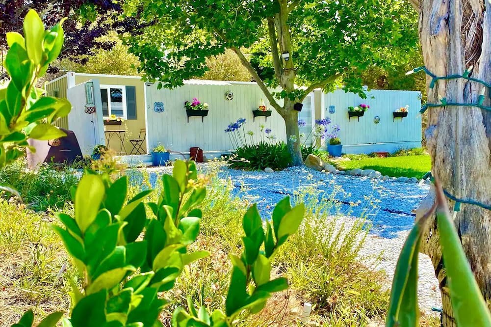 Arrowhead Farms Cabin | Fully Refurbished Container in Devore Heights, California, for Glamping Trips on Route 66