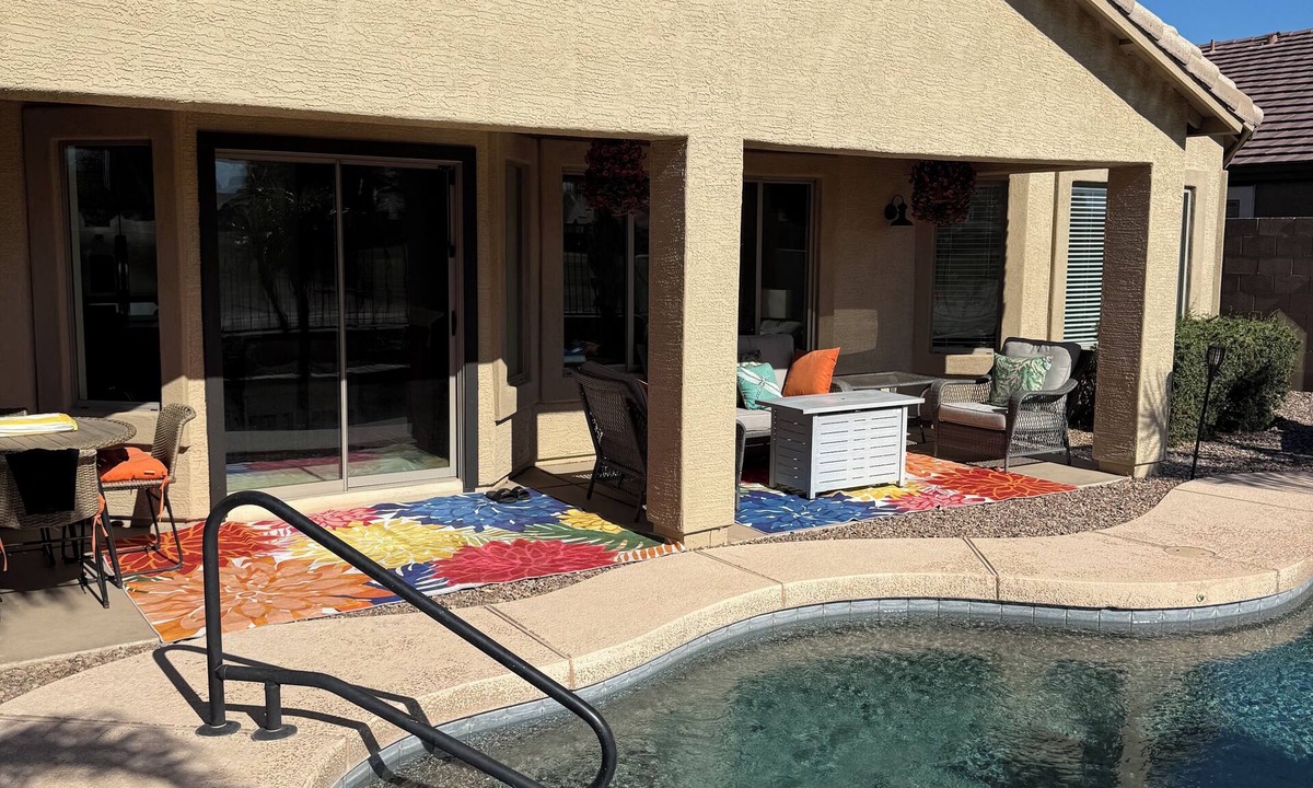 Villages At Queen Creek House | Gorgeous 4 bedroom, 2 bath house with heated pebble bottom pool on hole 6 !