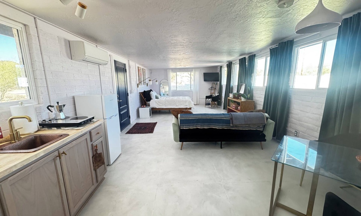 Tucson Estates House | Gorgeously updated casita on beautiful, gated, desert horse property.