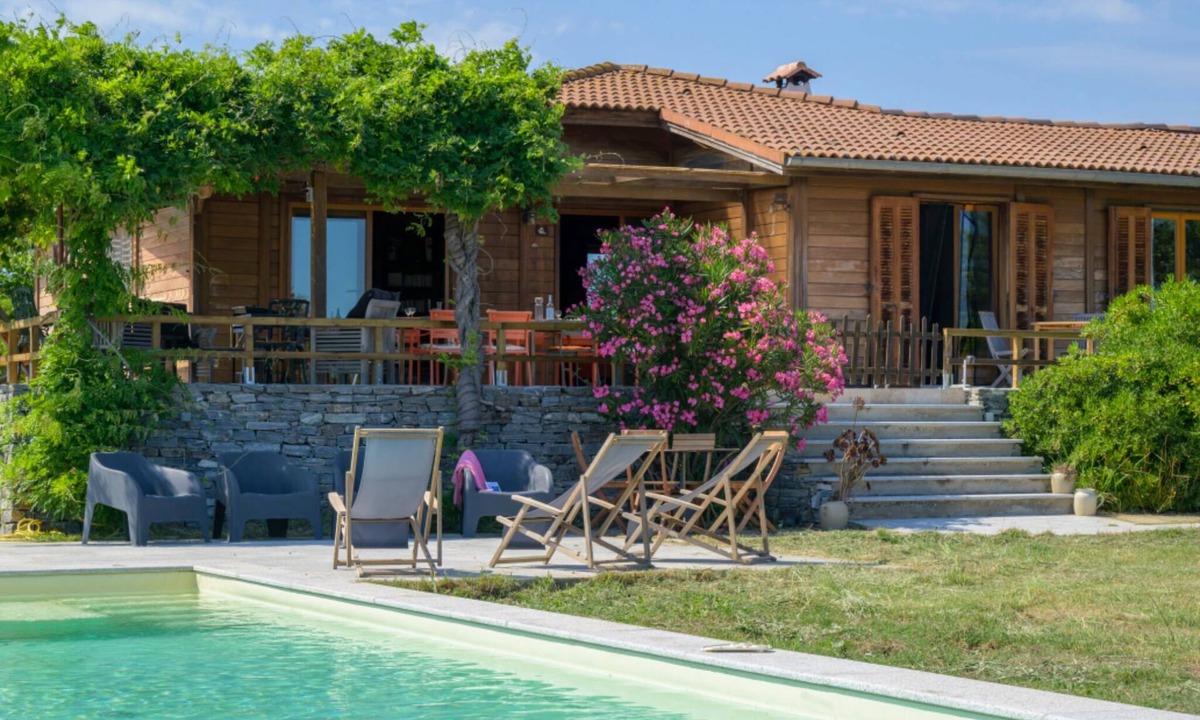 Linguizzetta Villa | Grande Villa 10 Personnes 2Km Mer Avec Piscine Privée, sur Très Grand Terrain