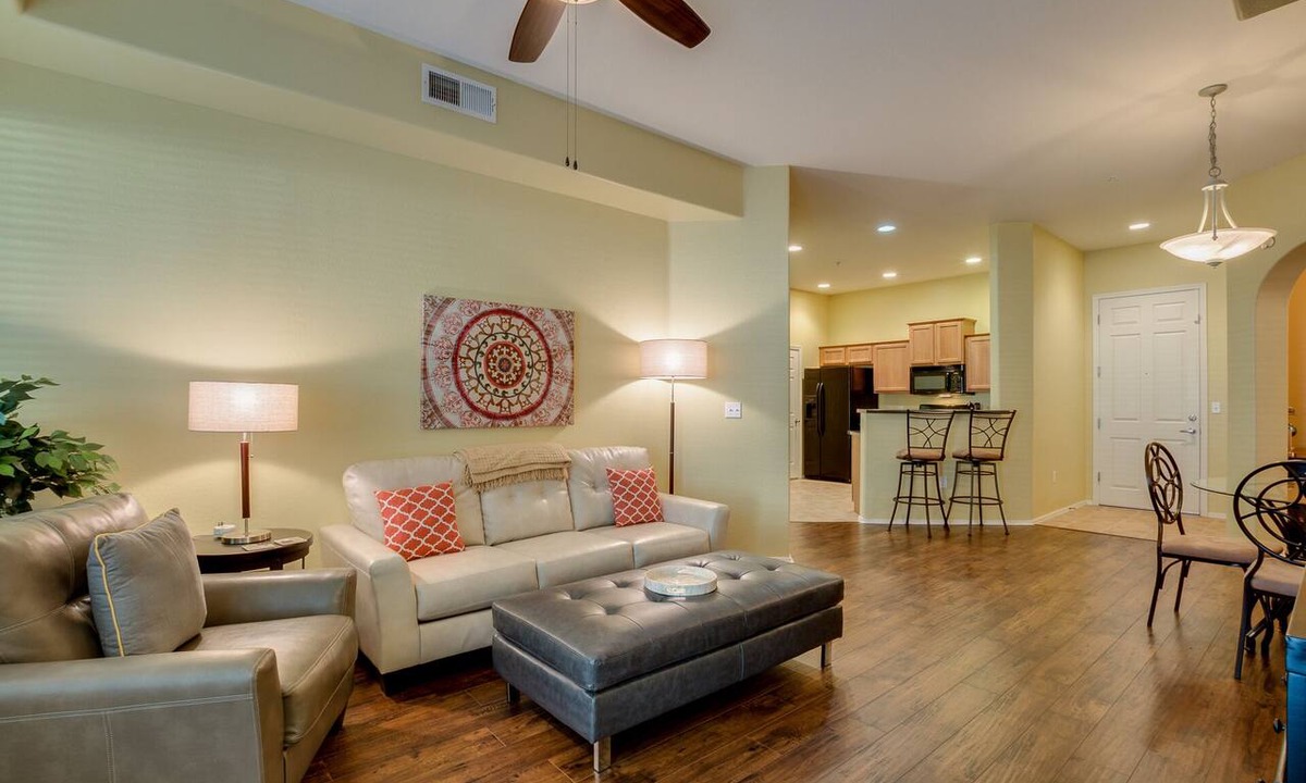 Park Place Condo | Ground Floor Condo next to Pool and Spa! 30 Night Min.