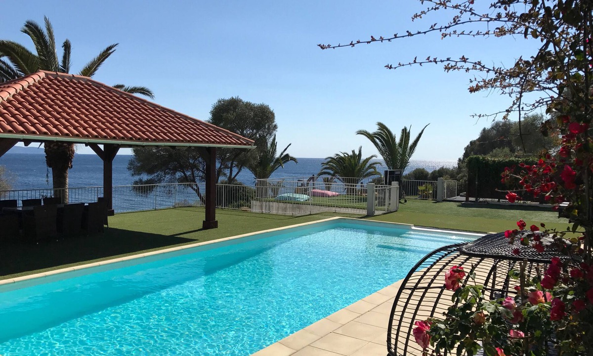 Cargese Villa | Ground floor of a beachfront villa. Direct access to the ocean. Private pool. Spa for 10 people