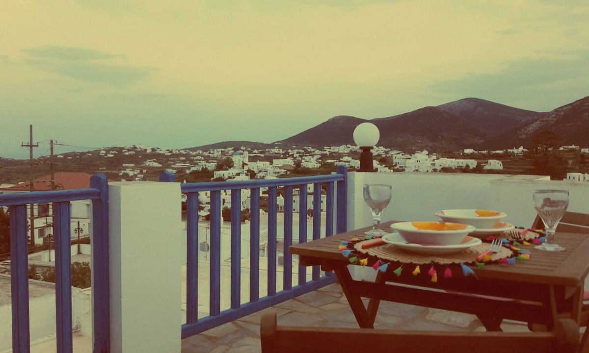 Artemonas House | House with kitchen,private bathroom,Air Condition,TV,terrace with amazing view.
