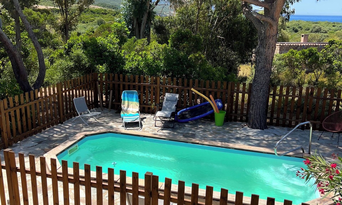 Calenzana House | House with swimming pool, sea and mountain views with direct access to the beach 700m