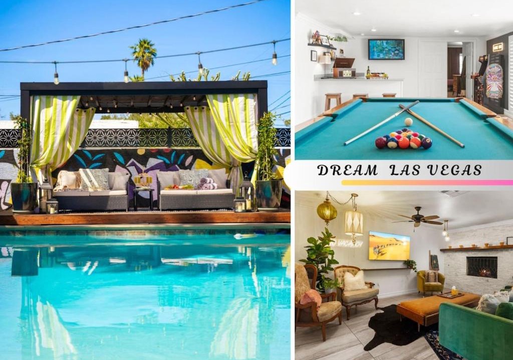 Las Vegas House | Iconic Vegas Villa : Heated Pool| Movie Room