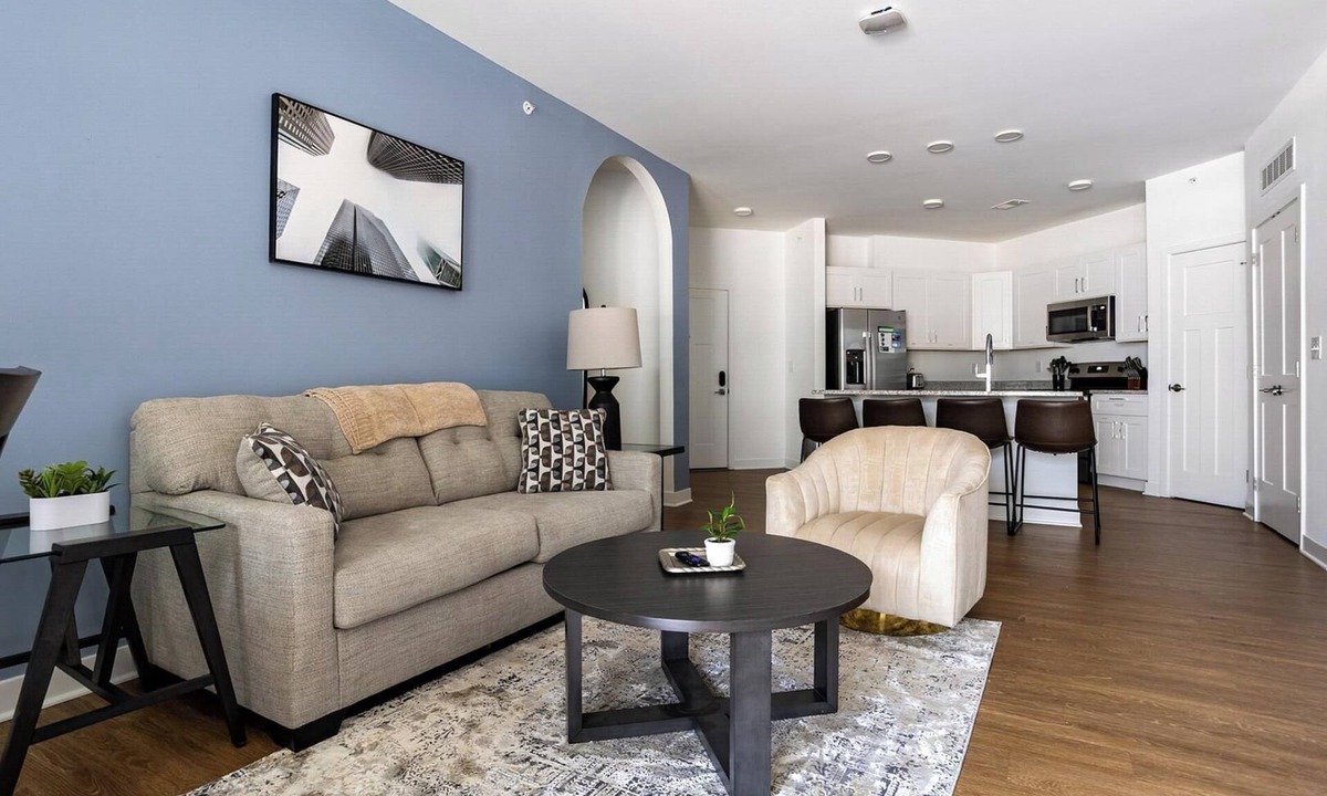 Downtown Indianapolis Apartment | Landing | Modern 1BD, Gym