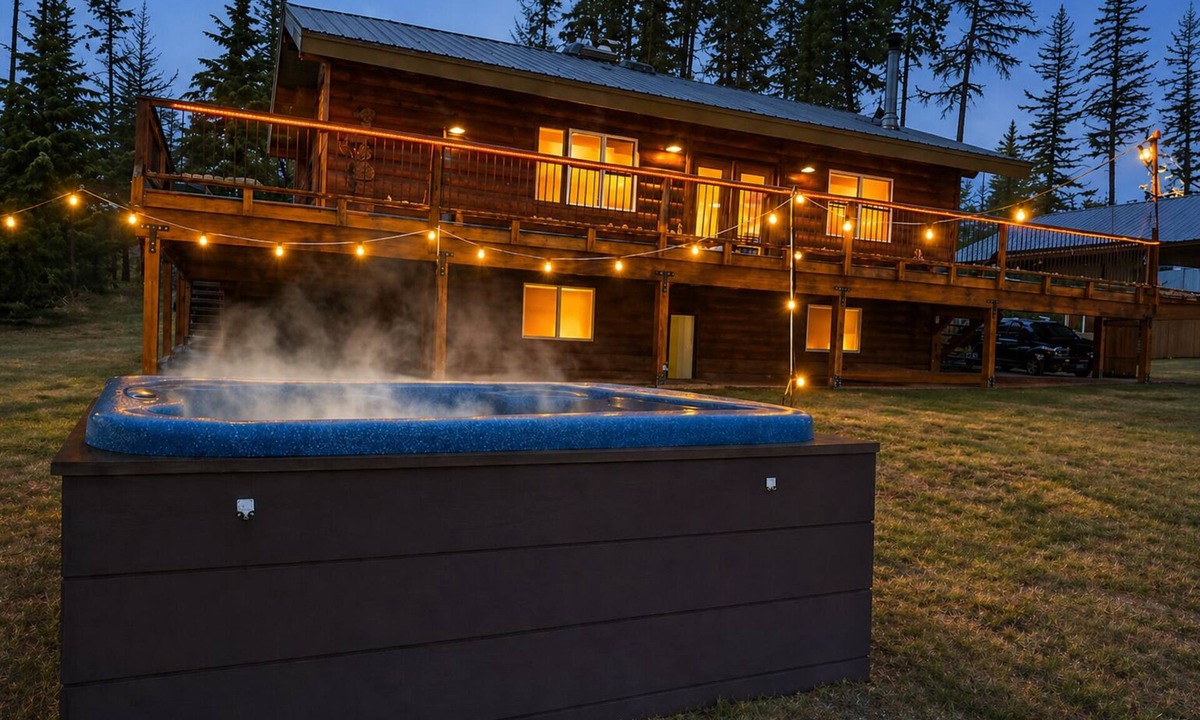 Seeley Lake House | Log Cabin: Hot Tub, Sauna, Wet Bar & Mtn Views