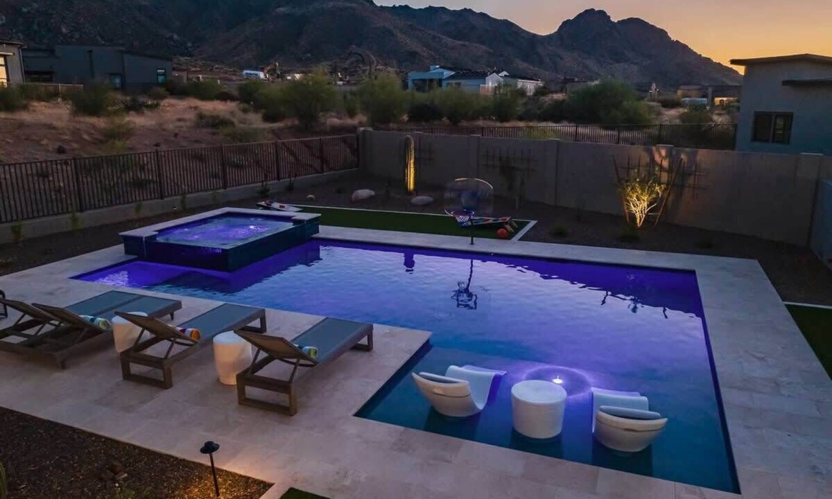 Goldie Brown Pinnacle Peak Ranch House | Luxury Retreat w Pool, Hot Tub & Troon Golf Access