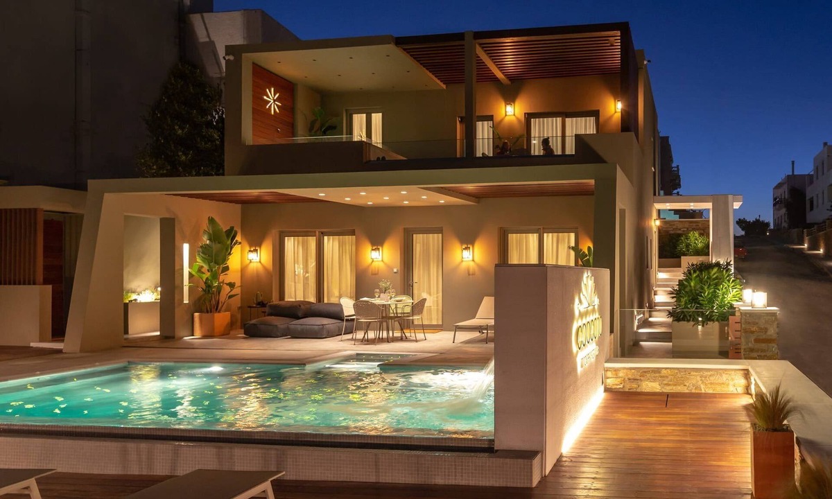 Tinos Town Villa | Magnificent Tinos Suite | Suite with Stunning Sea Views and Private Swimming