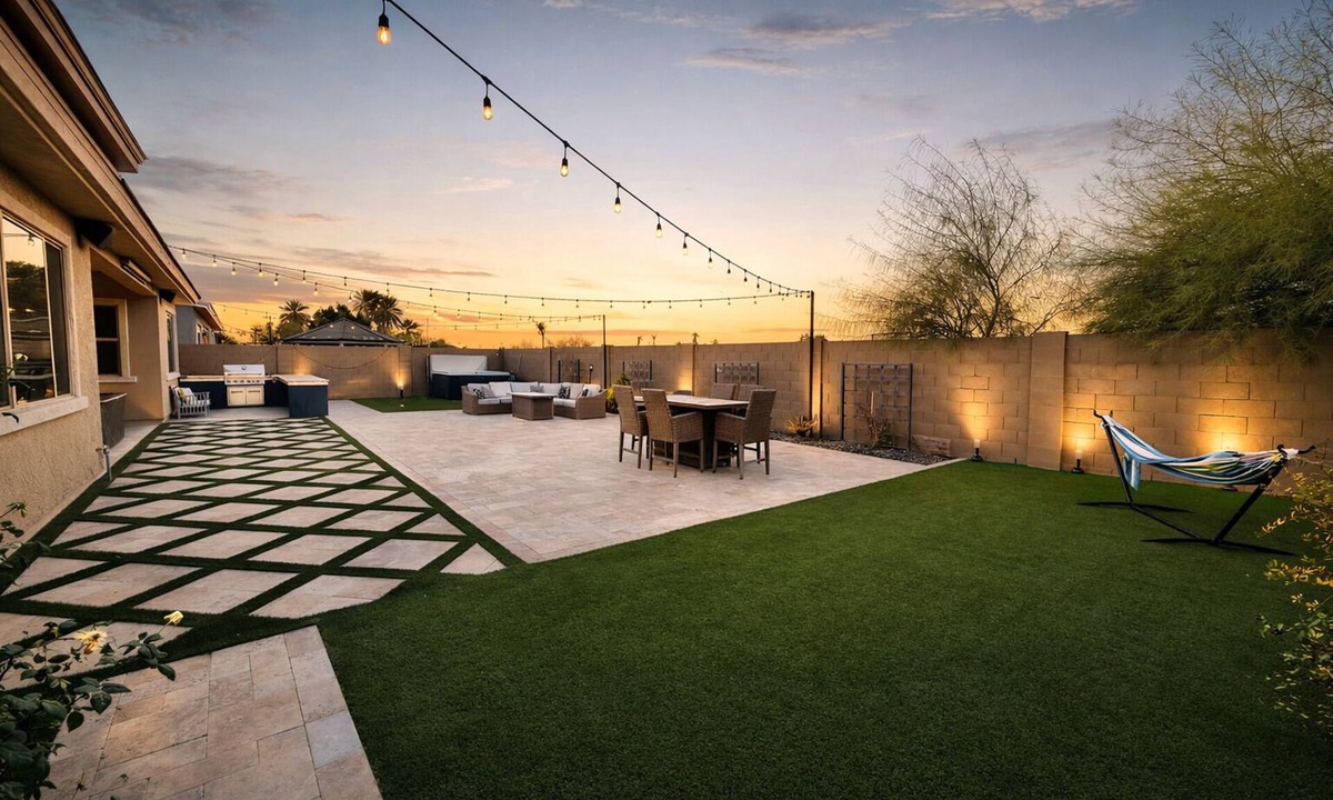 South Mountain House | Modern Custom Home in Gated Central Phoenix Community