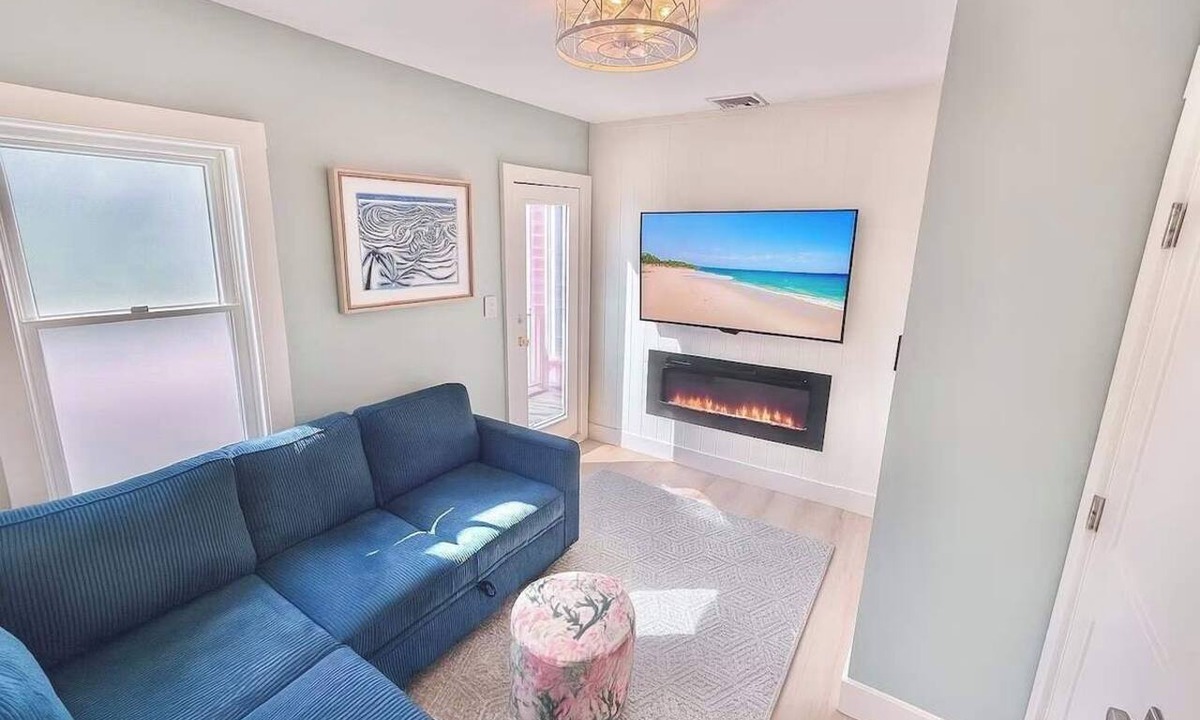 Oak Bluffs Condo | Modern Downtown OB Condo, Stroll to Ferry & Beach