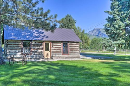 Hamilton House | Montana Retreat: Original Hamilton Log Cabin!