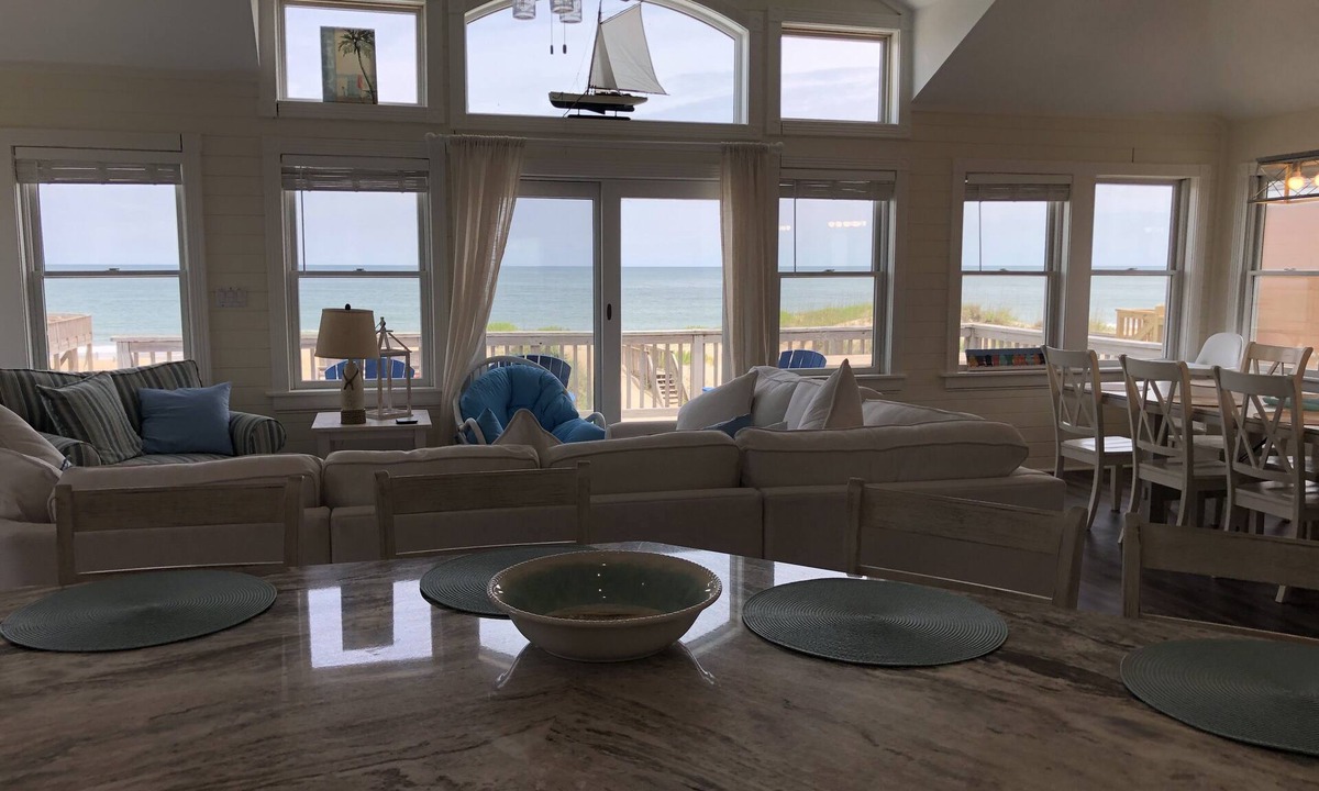 South Nags Head House | New! Ocean Breeze - Oceanfront 8 BR in Outer Banks