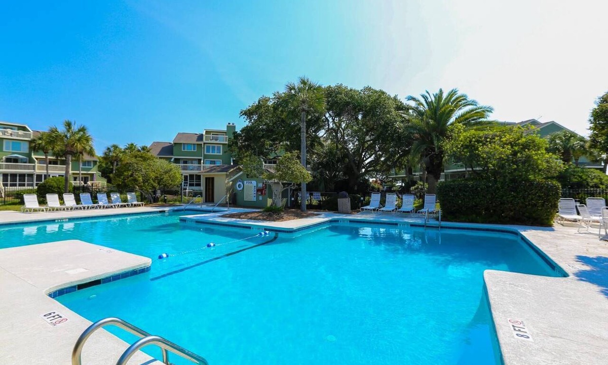 Isle of Palms Condo | Ocean Views! Wonderful Screened Porch w/Access to the Community Pool, Grills, Boardwalk & Beach!