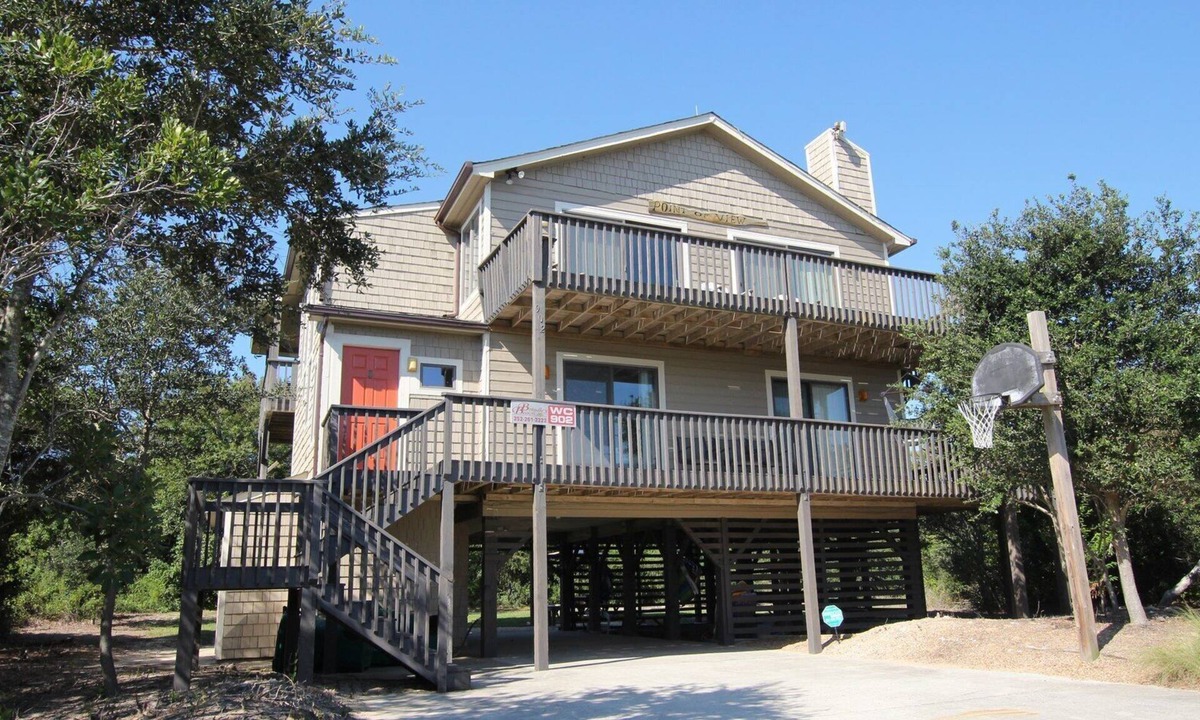 Whalehead Beach House | Oceanside, 4 BRs, Dogs Welcome, 1200 ft to Beach Access, WC902, Point of View