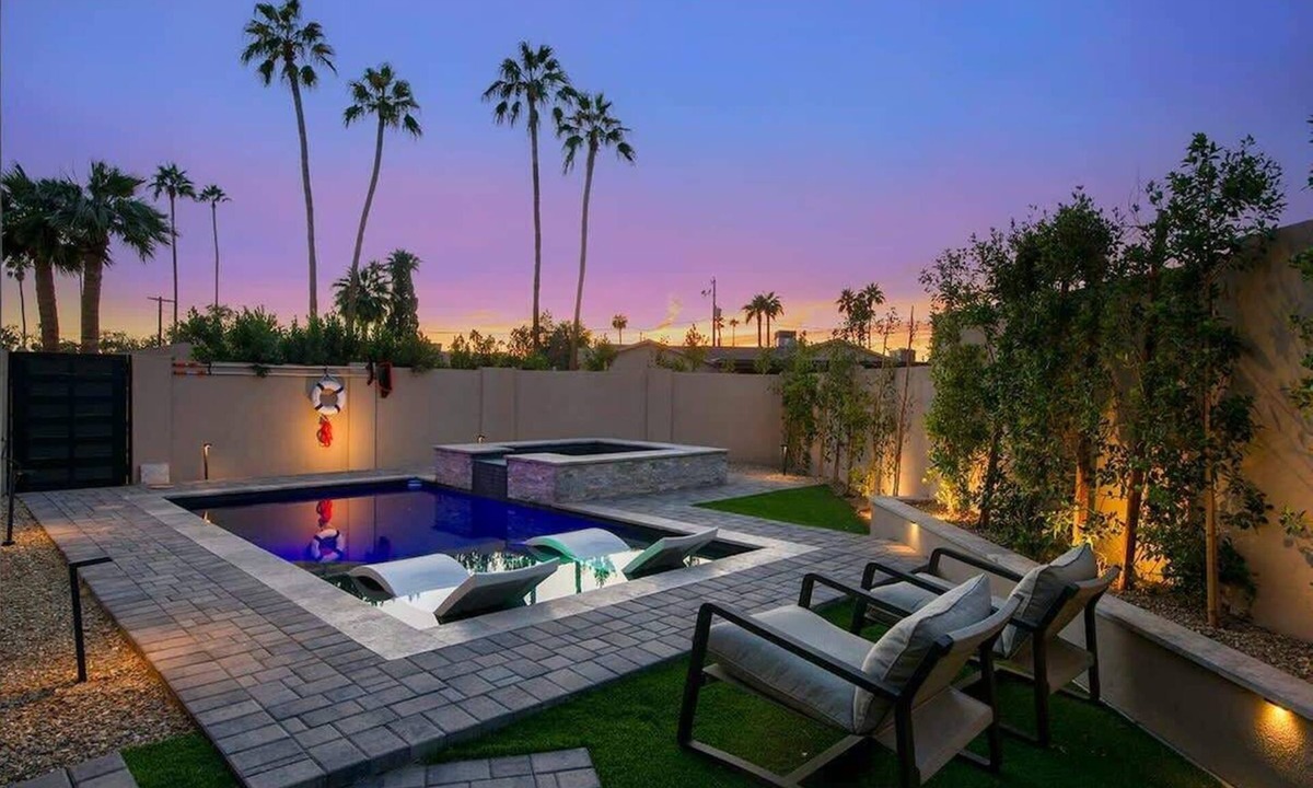 Southwest Village House | Old Town Modern by HÓZHÓ | Private Pool & Spa, Theatre Room | Oldtown Scottsdale