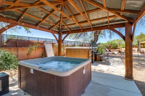 Tucson House | Pet-Friendly Tucson Casita: Shared Swim Spa!