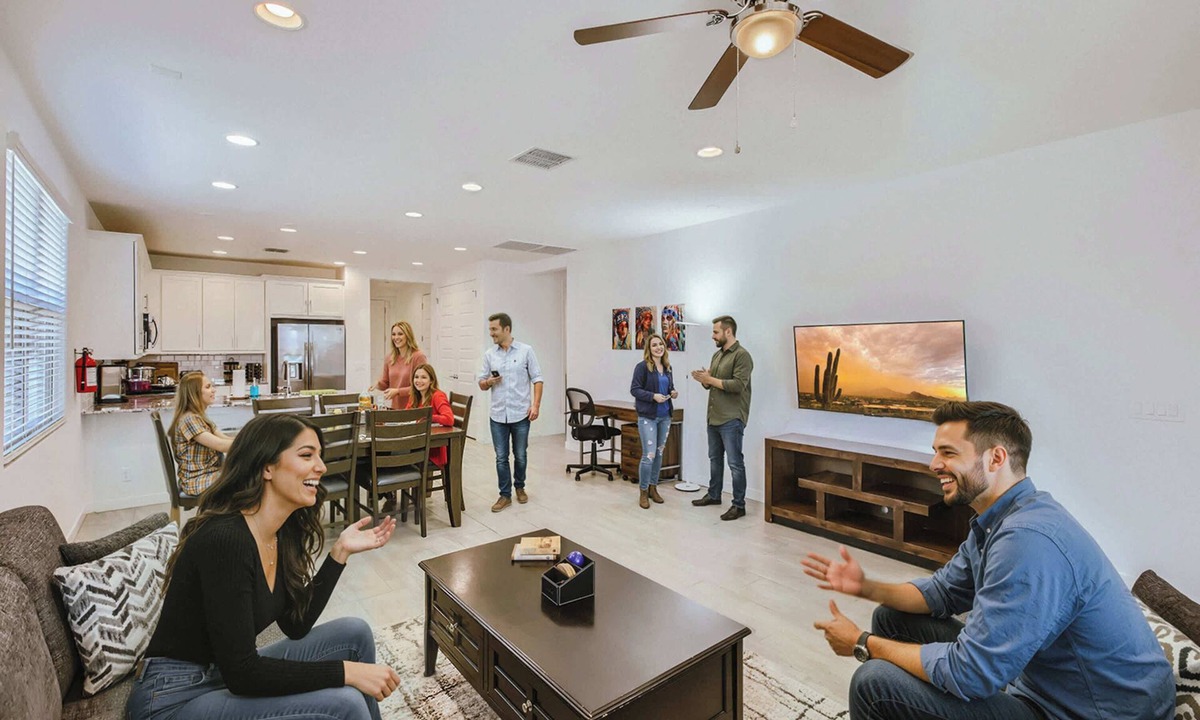 Estrella Village House | Phoenix 5BR-Pet Friendly-Parking-Fast Wifi!