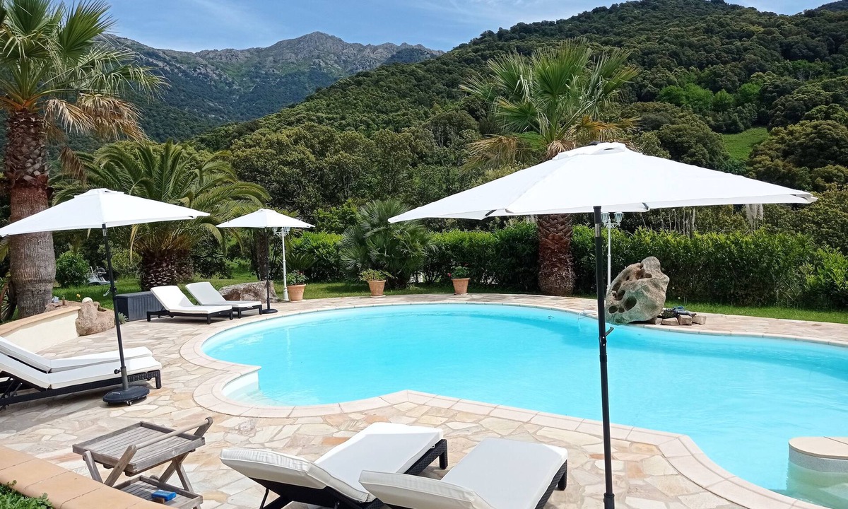 Bastelica House | Pleasant new studio with swimming pool near Ajaccio and Porticcio