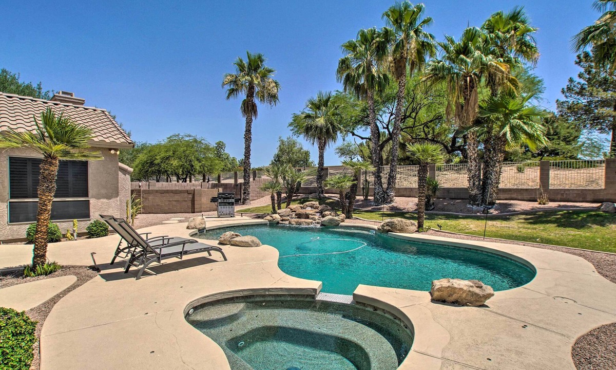 Chandler House | Pool, Hot Tub & Grill: Spacious Chandler Retreat