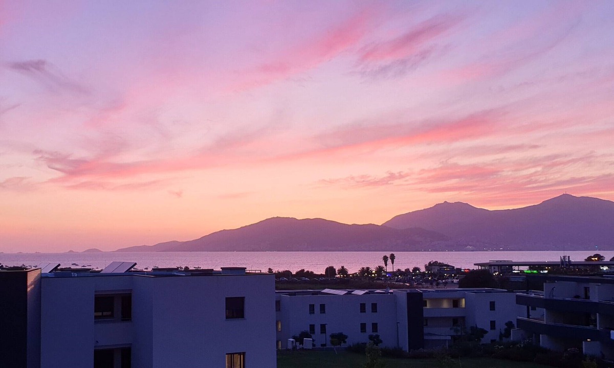 Grosseto-Prugna Apartment | Porticcio, T2, sea view, new, air conditioned .